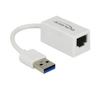 DeLock Adaptateur réseau 65905 USB 3.1 Gen 1 Gigabit Ethernet 1 port blanc