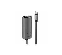 Adaptateur réseau LINDY 2.5 GBit/s USB-C® (USB 3.1 Gen 1), Gigabit-LAN (1/2.5 Gbit/s), RJ45