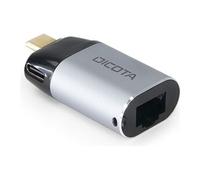 DICOTA - Adaptateur réseau - USB-C / Thunderbolt 3 - Gigabit Ethernet x 1 - argent G