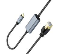 Adaptateur réseau USB C Type C vers RJ45 Vitesse 1000 Mbps Améliore la stabilité et les performances Adaptateur Internet sans décalage