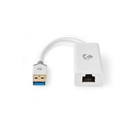 Nedis Adaptateur réseau Ethernet CCBW61950WT02 USB-A vers RJ45 Blanc