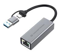Adaptateur réseau USB - CONCEPTRONIC - ABBY08G - USB 3.2 Gen 1 - 1000 Mbps - Wake-on-LAN