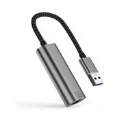 Adaptateur réseau USB vers RJ45 Gigabit à vitesse rapide 1000 Mbps pour ordinateurs et cartes réseau