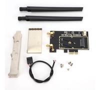 adaptateur reseau Wi-Fi M.2 NGFF vers PCI-E 1X pour ordinateur de bureau, convertisseur de carte reseau pour 8260, 7265, 1535, 7260
