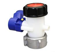 Adaptateur Réservoir pour ibc DN50/DN40 Valve Papillon Drainage pour | Plastique Résistant pour facile à Installer Utilisation Jardin Irrigation Drainage Contrôlé
