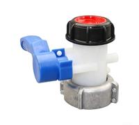Adaptateur Réservoir pour ibc DN50/DN40 Valve Papillon Drainage pour | Plastique Résistant pour facile à Installer Utilisation Jardin Irrigation Drainage Contrôlé