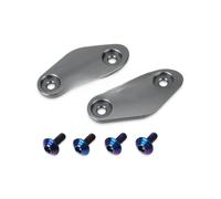 Adaptateur Rétroviseur Pour 675SR Pour 675SRR Pour 675SR-R Pour 675 SR SRR Moto Rétroviseurs Sièges Couvercle Décoratif Base Miroir Supports(Gray)