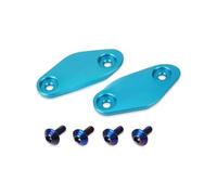 Adaptateur Rétroviseur Pour 675SR Pour 675SRR Pour 675SR-R Pour 675 SR SRR Moto Rétroviseurs Sièges Couvercle Décoratif Base Miroir Supports(Blue)