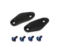 Adaptateur Rétroviseur Pour 675SR Pour 675SRR Pour 675SR-R Pour 675 SR SRR Moto Rétroviseurs Sièges Couvercle Décoratif Base Miroir Supports(Black)