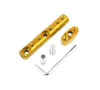 Adaptateur Rétroviseur Support D'extension De Rétroviseur Pour Moto Et Scooter, Support De Cellule, Levier De Barre Transversale(YELLOW)