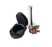 Adaptateur réutilisable café pour machine Dolce Gusto, convertisseur de café moulu rechargeable compatible avec Piccolo XS, Mini Me Genis S et support pour crème