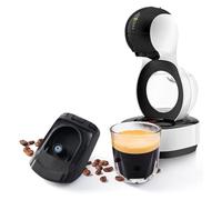 Adaptateur réutilisable i Cafilas pour capsules de café, compatible avec Do lce Gus to Lumio, adaptateur rechargeable pour capsules Nes presso Original.