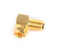 Adaptateur RF SMA à Angle droit à 90 degrés, en laiton, Jack mâle RF SMA à Jack femelle RF SMA, connecteur à filetage de vis