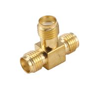 Adaptateur RF SMA femelle vers deux SMA femelles Triple T, répartiteur 3 voies