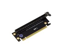 Adaptateur Riser équerre Hauteur 2U à 90° pour Fente PCIe x16 Compatible PCIe 3.0 3.1 et 4.0 pour Monter à l'horizontale Une Carte PCI Express x1 x2 x4 x8 x16