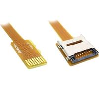 KALEA-INFORMATIQUE Adaptateur Riser microSD Longueur 16cm avec dispositif de verrouillage de la carte Micro SD