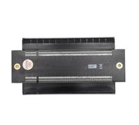 Adaptateur Riser PCIe 16x Femelle-Femelle, Carte d’Extension PCI Express 16x, Conception Conforme à la spécification PCIe 3.0 en topologie Point à Point avec Contacts plaqués Or