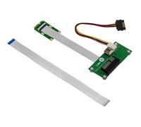 KALEA-INFORMATIQUE Adaptateur Riser PCIe x4 vers miniPCIe avec Nappe blindée 15cm ou 25cm pour Monter Une Carte PCI Express 4X sur Un Port Mini PCIe