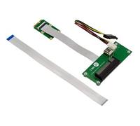 KALEA-INFORMATIQUE Adaptateur Riser PCIe x8 vers miniPCIe avec Nappe blindée 15cm ou 25cm pour Monter Une Carte PCI Express 8X sur Un Port Mini PCIe