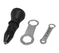 Adaptateur Riveteuse Électrique 3pcs Pour Perceuse | Matériau métal ABS , résistance pour usure, performance conditions variées, longue durée vie