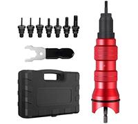 Adaptateur Riveteuse Électrique JUSTOOLAdaptateur d'Écrou de Rivet pour Perceuse-Visseuse sans Fil Professionnel Outil de Rivetage pour Écrous de Rivet M3, M4, M5, M6, M8, M10