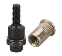 Adaptateur Riveteuse Manuel Acier Tête Ronde | Acier haute dureté, tête ronde, rainure verticale, pour perceuse, pour robuste et durable