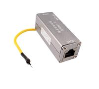 Adaptateur Rj45 De Haute Qualité En Alliage D'Aluminium Blindé, Dispositif Réseau Ethernet, Dispositif De Protection Contre Les Surtensions, Parafoudre, Transfert 10m/100m