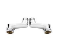 adaptateur robinet baignoire g1/2 raccord raccord excentré mitigeur douche accessoires de robinet de douche tuyau d'eau chaude et froide en laiton pour raccords muraux,Chrome C