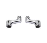 adaptateur robinet baignoire raccord excentré mitigeur douche raccord contre-coudé excentré Laiton 3/4" 1/2" Bras pivotant réglable,Chromé B