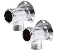 Adaptateur Robinet Douche Mural, Entrée G1 / 2 Sortie G3 / 4, Accessoire Salle de Bain Durable - Brassage de Haute Qualité, Résistance à la Corrosion, Installation à Vis Facile