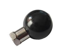 Adaptateur rond antidérapant de 2,5 cm compatible avec support de téléphone de taille B - Bras double prise de 0,8 cm - Trou fileté de 10,2 cm - Accessoires de tête adaptateur de tête