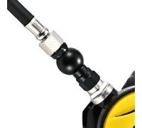 Adaptateur rotatif à 360 degrés pour régulateur de plongée de niveau 2, connecteur pivotant en alliage CNC léger, équipement de plongée essentiel, pour une gestion flexible du tuyau et un confort