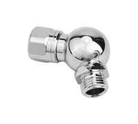 Adaptateur rotatif en laiton chromé pour régulateurs de plongée avec compatibilité de filetage 9/16-18 et angles de 90 à 110 degrés pour un équipement de plongée confortable (360°)