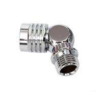 Adaptateur rotatif en laiton chromé pour régulateurs de plongée avec compatibilité de filetage 9/16-18 et angles de 90 à 110 degrés pour un équipement de plongée confortable (110°)