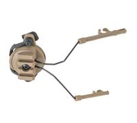 Adaptateur Rotatif pour Casque Support D’écouteur et Rail 19-21 MM | Alliage et Nylon, Tête Multi-angle, pour Rail Guide Casque Extérieur, Accessoires Casque Tir