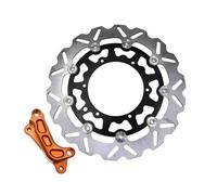 Adaptateur Rotor Disque Frein Flottant Avant Moto 320MM, pour SX SXF EXC EXCF 125 250 300 350 450 500 XC XCF XCW 1994 - 2023 Disque de Frein arrière Rotor(Argent)