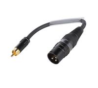 Adaptateur Route Cinch RCA <-> XLR 2 Poles Male TRH7U0015-SW