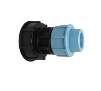 Adaptateur S60x6 IBC pour raccords de tuyau d'eau MDPE Sortie droite 20 mm