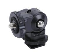 Adaptateur sabot en aluminium pour caméscope DSLR Caméscope 6,35 mm Vis Hot Shoe Adapter Camera Flash Mount Video Light Accessoires DSLR Support pour appareil photo