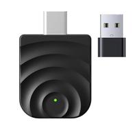 Adaptateur Sans Fil 2-en-1 CarPlay et Android Auto -Plug&Play USB-A/Type-C | Mini Dongle Universel pour iPhone et Android - Conversion Wired to Wireless, Compatible iOS 10+ et Voitures dès 2016