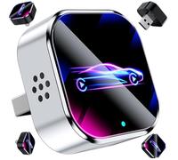 Adaptateur sans fil 2 en 1 : connexion automatique sans fil pour iPhone et Android - Profitez de la sécurité de conduite et de la liberté, Plug & Play, USB/Type-C, mini adaptateur de jeu sans fil