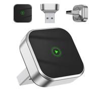 Adaptateur sans fil 2 en 1 pour voiture | Mini dongle iOS amélioré 2025, Plug and Play, connexion automatique, design compact, adapté aux appareils iOS