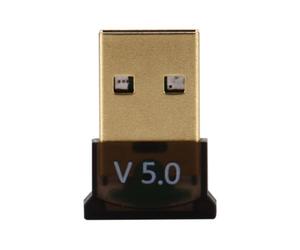 Adaptateur sans Fil 5.0 USB 2.0 Émetteur-récepteur Bimode PC | Boîtier en Plastique, Faible Consommation, Connexion de Plusieurs Appareils, Compatible Ordinateurs Couleur Aléatoire