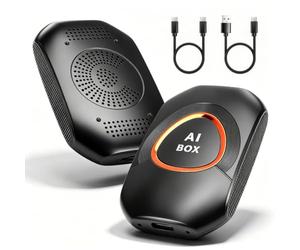 Adaptateur sans Fil 5 en 1 pour CarPlay et Android Auto, Adaptateur CarPlay sans Fil avec Net-Flix, You-Tube, Carte TF, Plug & Play, Magic Video AI Box pour véhicules avec Apple Filaire d'usine