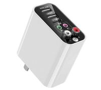 Adaptateur sans fil compatible Bluetooth 5.0, récepteur émetteur TF/U, lecture de disque QC2.0, Charge pour casque TV, commande d'application IR