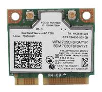 Adaptateur sans fil double bande AC1200 pour carte PCI-E 7260 7260HMW