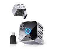 Adaptateur sans fil OTTOCAST Mini Pot 2 en 1 pour CarPlay/Android Auto, WiFi 5 GHz, Bluetooth pour véhicules - Argenté