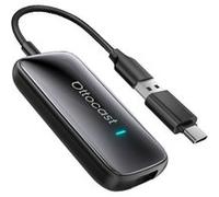 Avizar Adaptateur sans fil Ottocast USB et USB-C pour CarPlay et Android Auto Noir