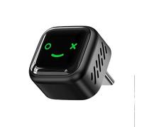 Adaptateur sans fil pour CarPlay, mini adaptateur de voiture amélioré 2025 avec connexion rapide et stable, Plug and Play, sans délai, connexion stable, Smile pour iOS 10+, version Android 11+ (noir