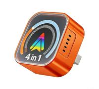 Adaptateur sans fil pour CarPlay pour véhicules avec câble OEM pour CarPlay ou prise en charge automatique simultanée double protocole sans mise à jour du micrologiciel (B)